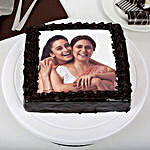 Rich Chocolate Mothers Day Photo Cake Half Kg Eggless