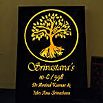 Personalised Golden Tree Name Plate