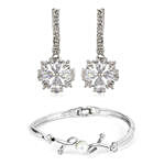 Estele - Diamante Earrings Bracelet Combo