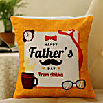 Quirky Father's Day Personalised Cushion
