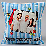 Personalised Best Dad Cushion