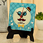 Printed Table Clock For Father's Day