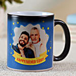 Father's Day Personalised Magic Mug- Blue