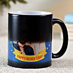 Father's Day Personalised Magic Mug- Blue