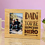 Personalised My Hero Dad Photo Frame
