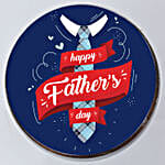 Fathers Day Pineapple Photo Cake 2 Kg Eggless