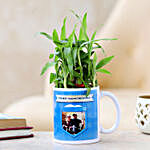Two Layer Bamboo In Personalised Best Dad Mug