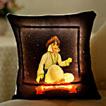 Personalised Aladdin LED Cushion