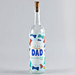 Personalised LED Bottle Lamp For Dad