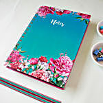 Bouquet Notebook Turquoise