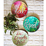 Eat Repeat Wall Plate