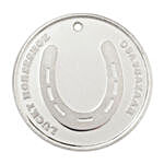 Silver Lucky Horseshoe Coin