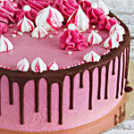 Pink Strawberry Cream Cake 2 Kg Eggless