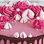 Pink Strawberry Cream Cake Half Kg