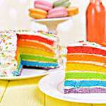 Rainbow Cream Cake 1 Kg Eggless