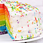Rainbow Cream Cake 1 Kg Eggless