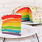 Rainbow Cream Cake 1 Kg Eggless