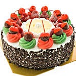 Cherry Toppings Black Forest Cake Half Kg