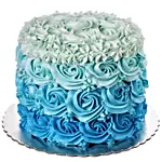 Blue Roses Designer Truffle Cake 1 Kg
