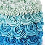 Blue Roses Designer Truffle Cake 1 Kg