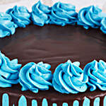 Designer Chocolate Cream Cake 2 Kg Eggless