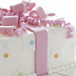 Pink Bow Wrap Chocolate Cake 1 Kg Eggless