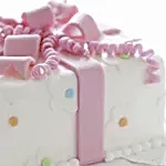 Pink Bow Wrap Truffle Cake 1 Kg