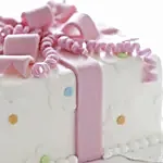 Pink Bow Wrap Truffle Cake 1 Kg Eggless