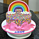 Rainbow Sprinkles Black Forest Cake 3 Kg Eggless