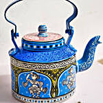 Blue Dancer Pattachitra Teapot