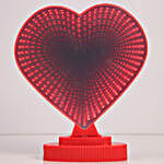LED 3d Tunnel Lights Red Heart