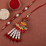 Dry Fruits With Pearl & Lumba Rakhi