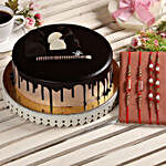 Chocolate Cake & Set of 3 Rakhis