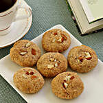 Almond Crust & Choco Filled Healthy Cookies