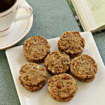Healthy Ragi Almond Cookies With Rakhi Capsule Rakhi