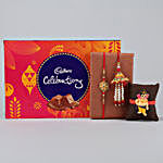 Family Rakhi Set With Cadbury Celebration Box