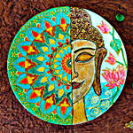 Buddha with Mandala on plate
