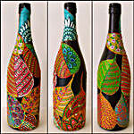 Peepal Patti hand painted bottle