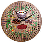Musical Instrument Pattachitra Wall Clock