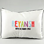 Personalised Colourful Letters Pillow Cover