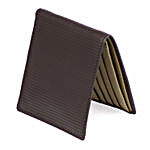 Brown & Olive Bi-Fold Personalised Wallet