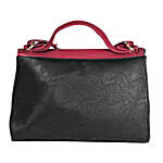Personalised Black & Burgundy Sling Bag