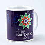 Happy Independence Day White Printed Mug