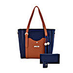 Set of 3 Graceful Bags- Blue