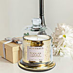 Bell Jar Scented Candle Gold Mercury Finish