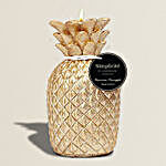 Pineapple Scented Candle Gold
