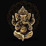 Crown Ganesha Small with base 3.5 inch