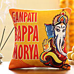 Colourful Ganpati Bappa Morya Cushion