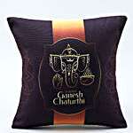 Ganesh Chaturthi Elegant Cushion