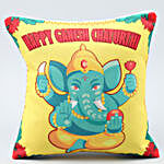 Ganesh Chaturthi Special Greetings Cushion
